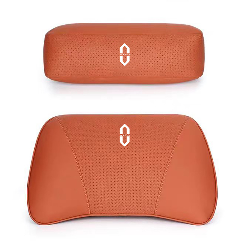 HUAWEI 2024 새로운 세계 자동차 머리 받침 M7 SHAOHUA 살구색 허리 M5 목 베개 M9 인테리어 수정 용품에 적합