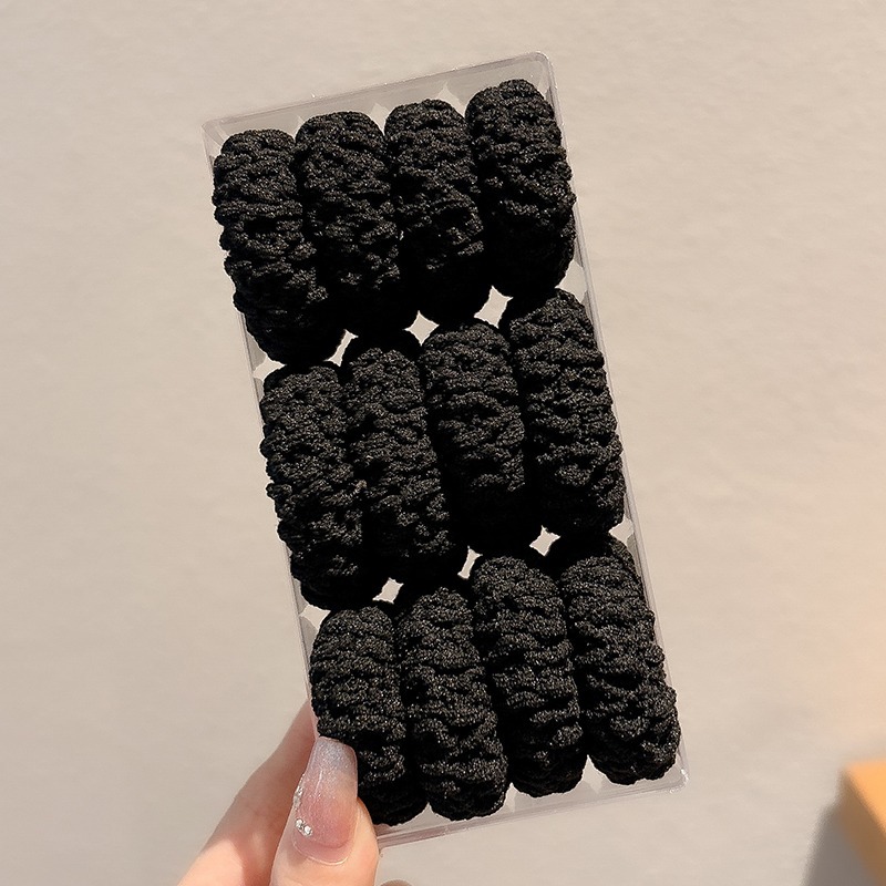 Cauda de caballo alta no colapsar cuerda de cabeza de niñas de alto nivel anillo de cabello red red 2024 nueva correa de goma de alta elasticidad cabello de cabello