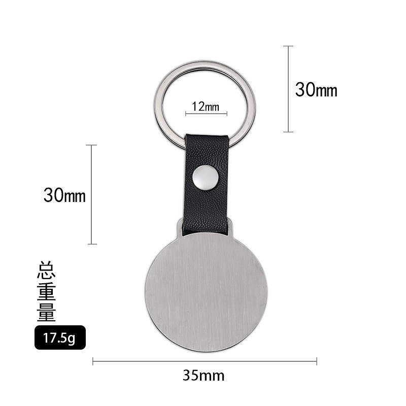 20g Weight Bag Pendant, Keychain Classification 1 Piece Quantity Basic Modern Style Geometric Customization Laser Engraving 201 Stainless Steel Pu Leather Plating Unisex Bag Pendant Keychain