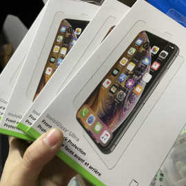 belkin贝尔金适用iPhonexsMax手机钢化膜采用德国肖特玻璃基材制