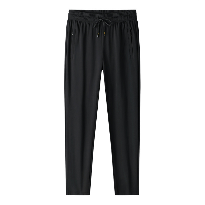 Summer New Business Casual Pants, Comfortable High-Elasticity Multi-Pocket Three-Dimensional Waist Men's Quick-Dry Pants, Breathable and Quick-Drying