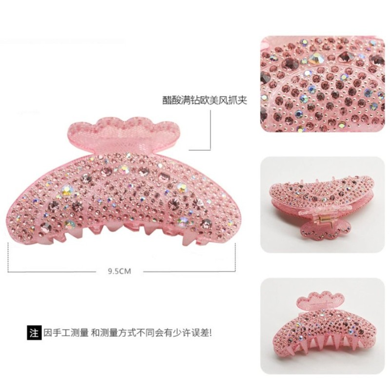 佳蕊香蕉夹名创优品同款发夹高级感精致后脑勺条纹发夹高级感精致|undefined