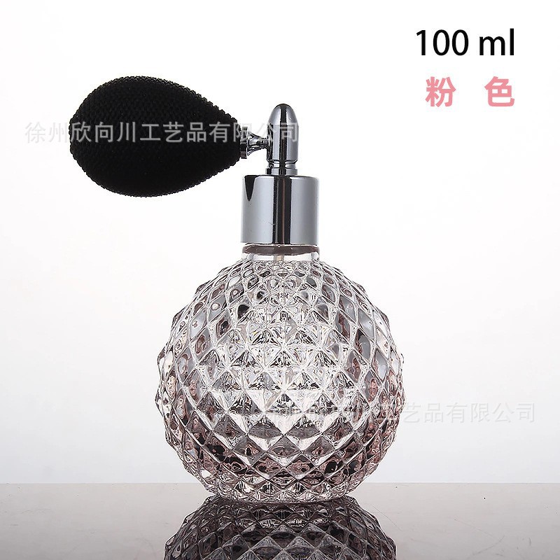 Bolsa de aire botella de spray de perfume 100mL prensa sub-botella piña aromaterapia botella de vidrio de alto grado volátil boquilla de peluquería