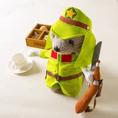 跨境搞怪万圣节宠物警察变身衣服装直立装猫猫狗狗衣服泰迪创意衣