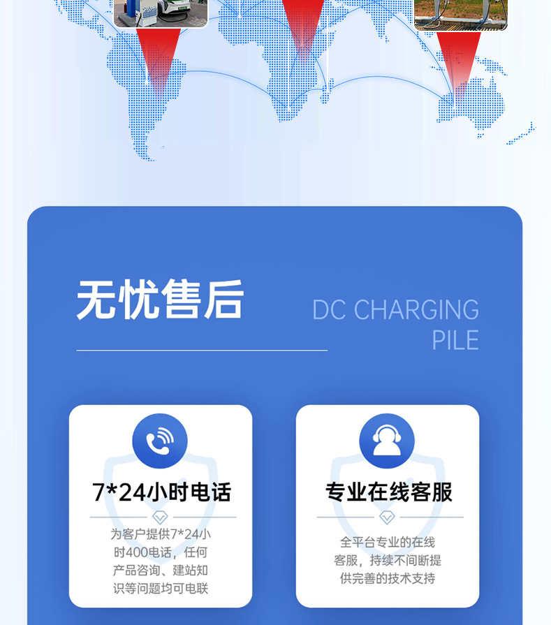 New Energy Vehicle Charging Stations 7/11/14/21Kw Commercial Smart Ac Dual-Gun Charging Stations Direct from the Manufacturer