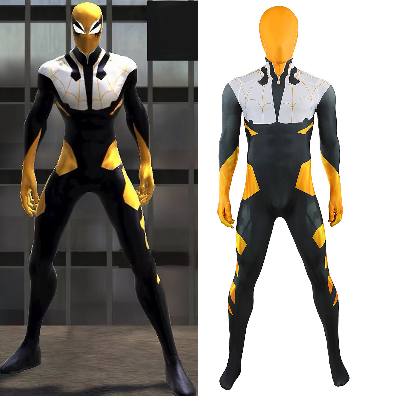 游戏Web Weaver暗影之网蜘蛛人cosplay连体衣紧身衣动漫角色服装