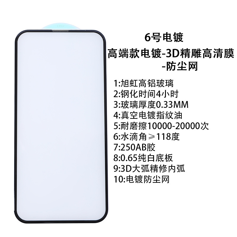 ハイエンドメッキコーニングゴリラiphone14強化膜11/12/13proはアップルxsmax携帯電話フィルムに適している|undefined