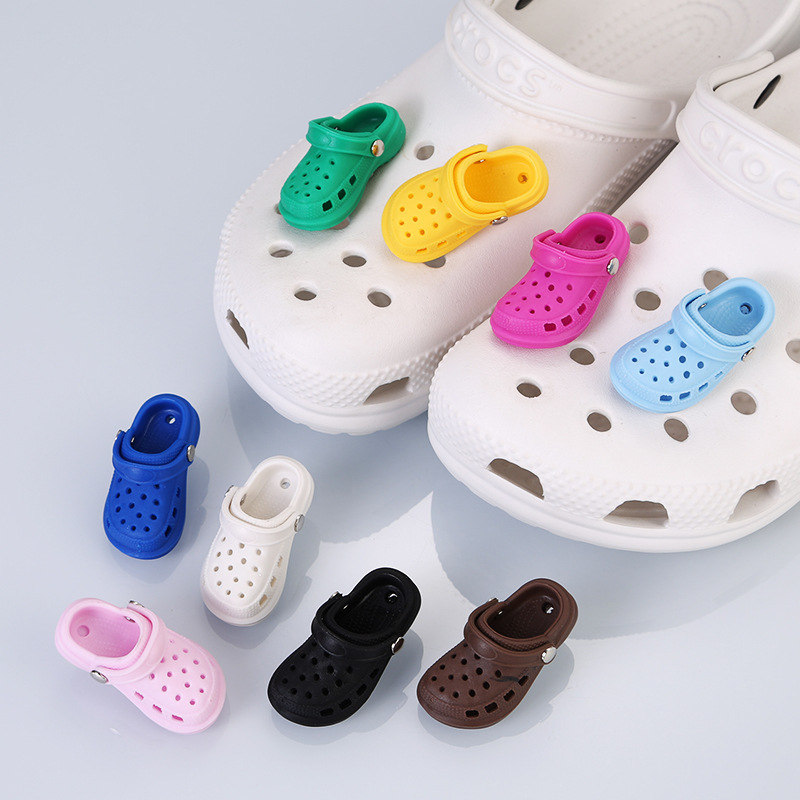 Mini clog shoe accessories, detachable DIY decorations, clog shoe pendants, shoe buckles, shoe materials, shoe charms