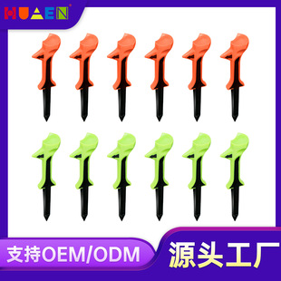Cross-Border New Product Golf Tpr Nail 10 ° Golf Tee Oblique Ball Holder Factory Source Wholesale