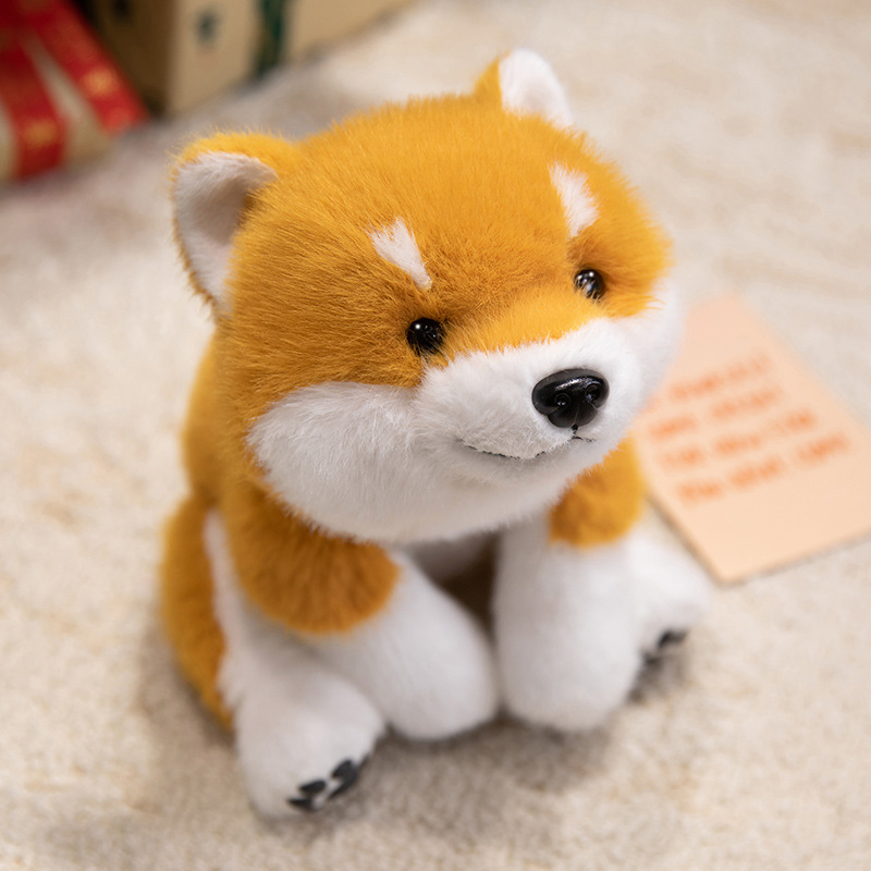 Nuevo Shiba Inu Huanhuan Muñeca de peluche Juguete Linda Muñeca Tribu Niños Muñeca de perro Muñeca de trapo Cumpleaños