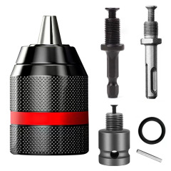 三鴎ハンドドリル13mmラチェットセルフロックチャック金属ラチェット電気ドリルチャック10/13mm電気ドリル交換ヘッド
