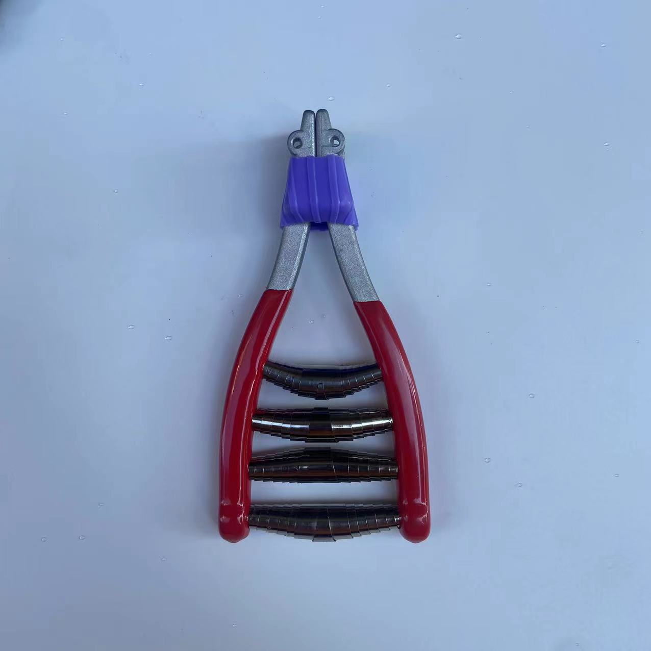 Bádminton raqueta de tenis manual tire la máquina roscado arranque abrazadera alicates resistencia cuatro primavera descompresión pad herramienta fijación