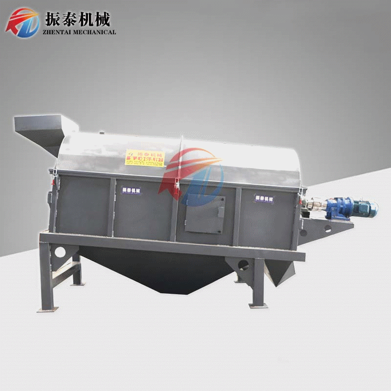 滚筒筛选机 圆筒回转筛 1200mm  饲料初清筛 厂家直供质保一年