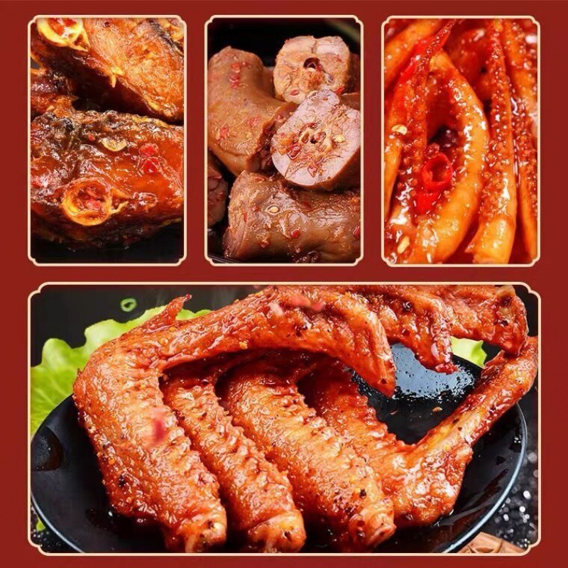 零食大礼包麻辣卤味休闲食品混合混装吃的生日组合一整箱礼盒代发