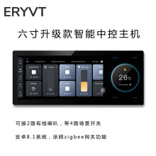 tuya涂鸦智能六寸多功能背景音乐主机语音控制自带zigbee网关中控