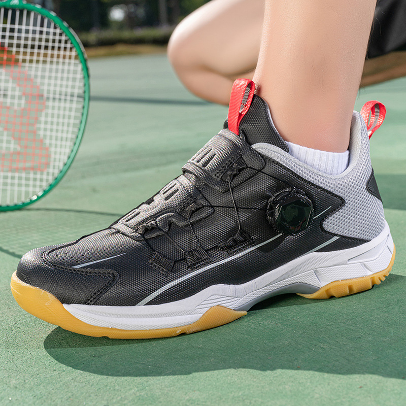 Nuevos zapatos de bádminton ligeros transfronterizos para estudiantes de secundaria, cómodos y cómodos, amortiguación elástica, zapatos deportivos ligeros y transpirables image 4