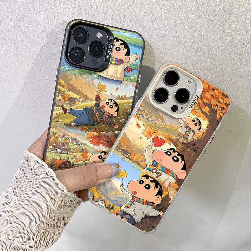 Nuevo estilo pequeño nuevo aplicable iPhone 16 funda para teléfono móvil Apple 15promax/14 estilo japonés y coreano 13pro/12mini