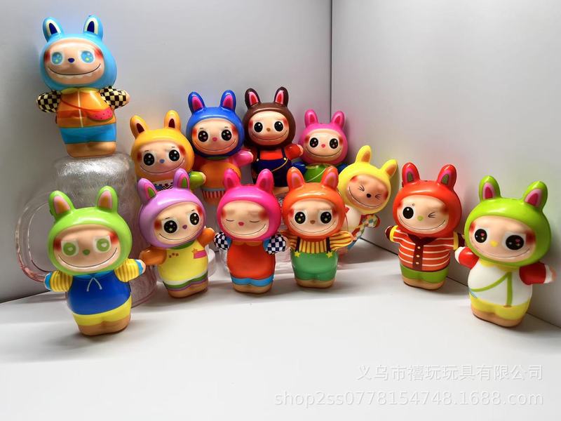 第一世代ラブブ子供用かわいいピンチPUスローリバウンド減圧アーティファクトおもちゃデスクトップ装飾品メーカー在庫あり|undefined