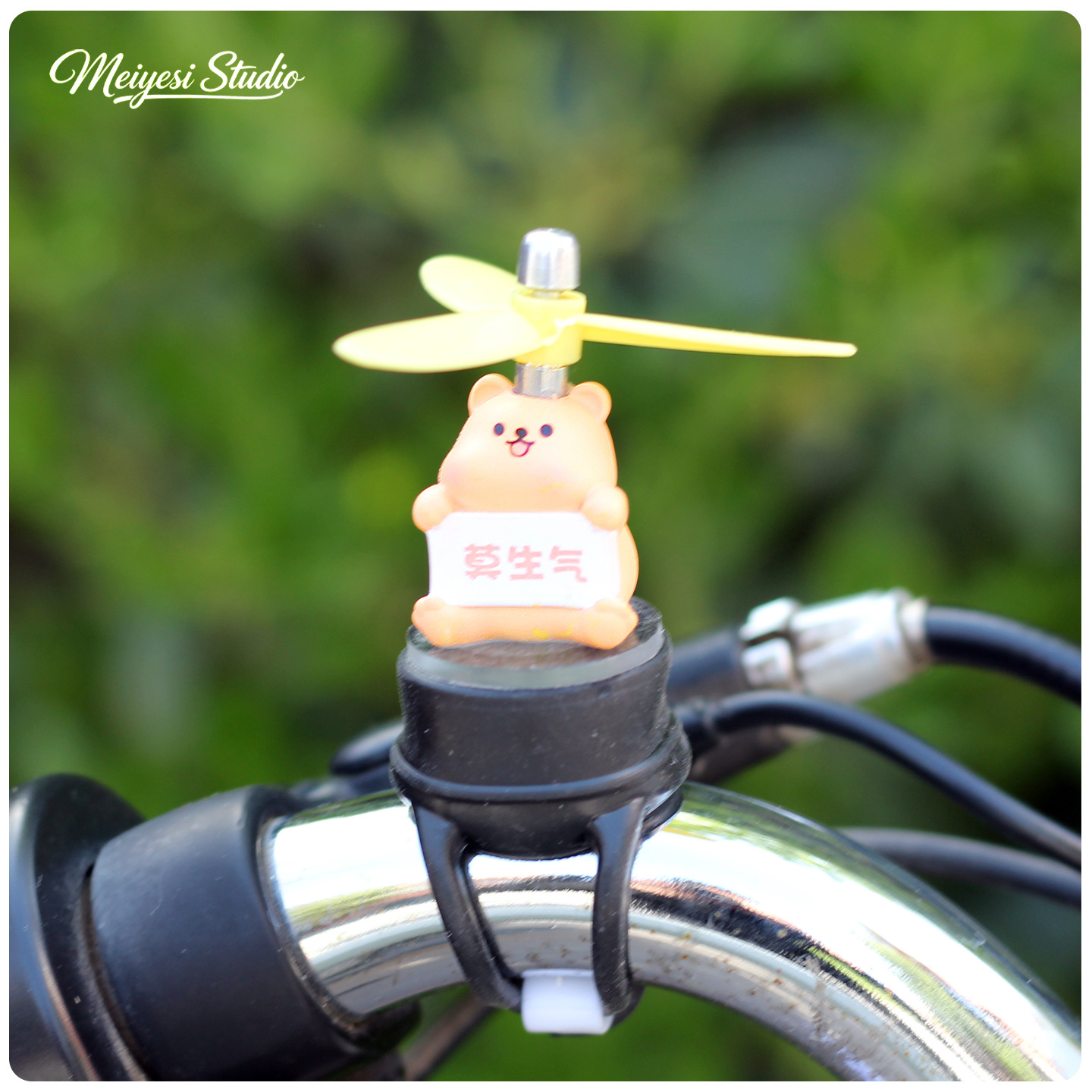 Cariñosa muñeca de dibujos animados accesorios de decoración de automóviles eléctricos accesorios de motocicleta de batería de bicicleta manija de decoración