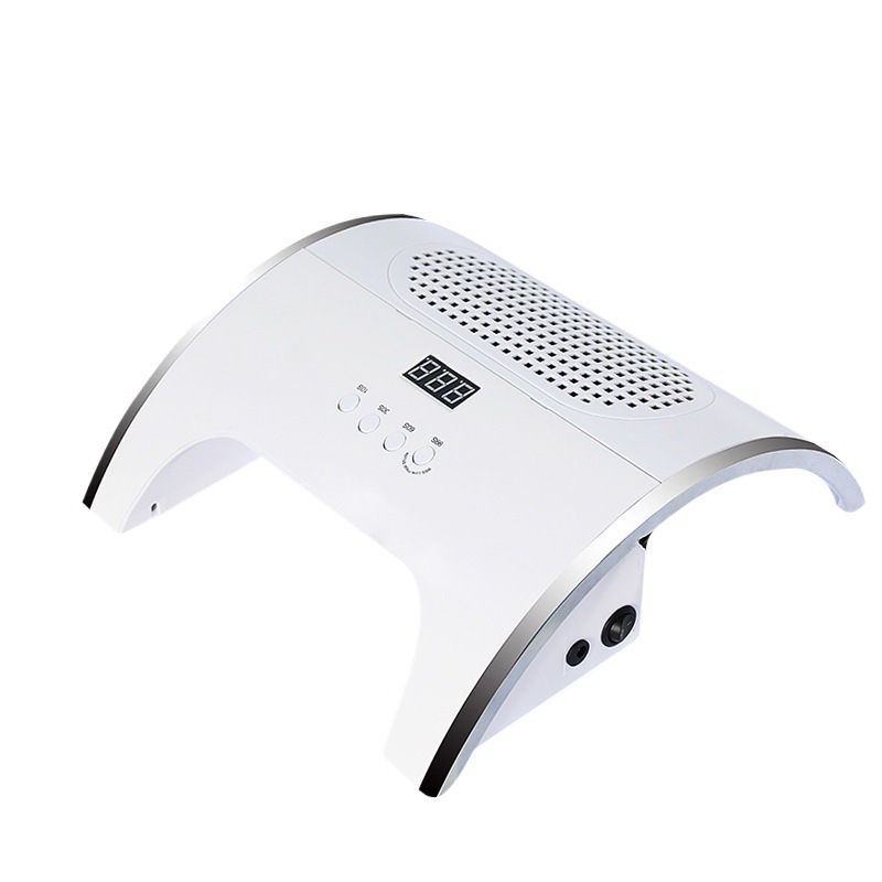 Lámpara de Uñas y Aspiradora de Uñas Dos en Uno con Sensor Inteligente, Lámpara de Fototerapia UV para Secado Rápido de Esmalte de Uñas en Gel