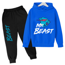 儿童卫衣套装卡通图案男孩女孩新款爆款潮流速卖通印花定制