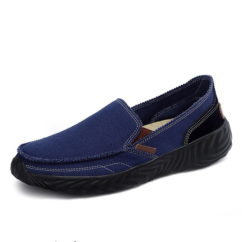 Herren Freizeitschuhe Aus Canvas Bequeme Slipper Zum Hineinschlüpfen_voghion.com