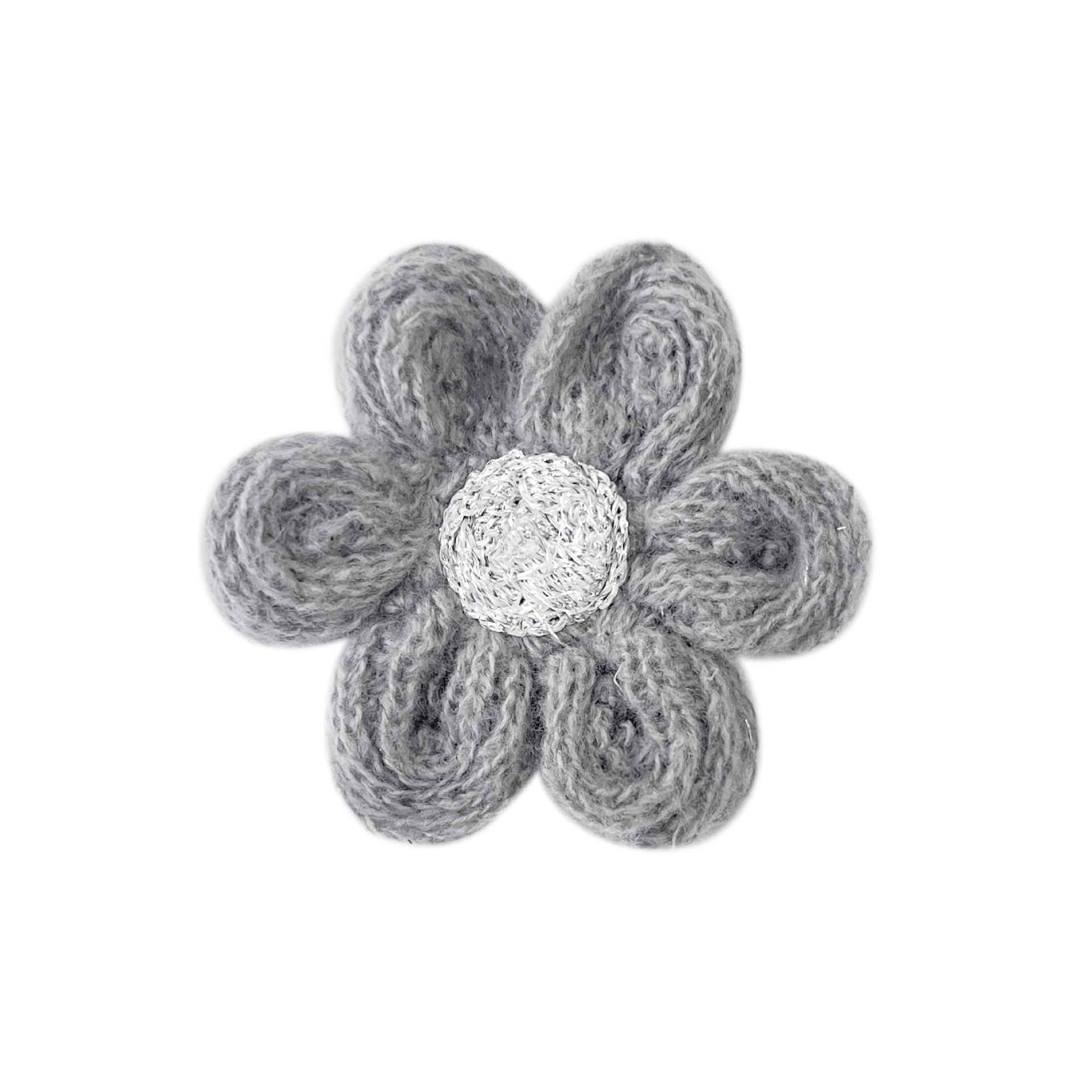 Flor de feltro de mano adorable ropa infantil accesorios flores suéter de invierno suéter de lana hecha a mano flores