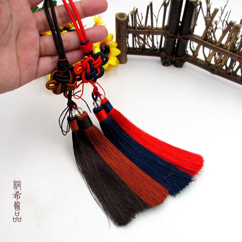 Two-color auspicious tassel Chinese tassel tassel diy handmade pendant