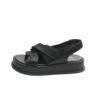 Design sandals to go out with velcro, footwear, trend of season, 2022 collection, soft sole