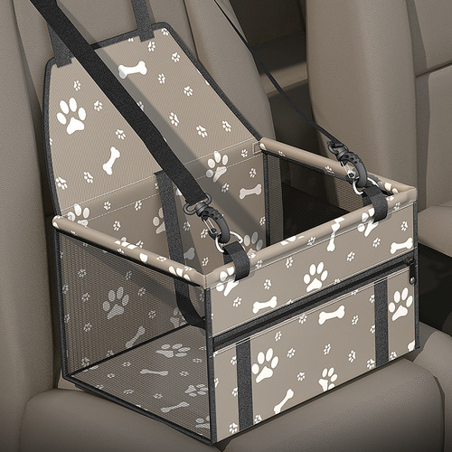 Cross-border dog car bag, waterproof and dirty travel pet travel suitcase, foldable pet car mat