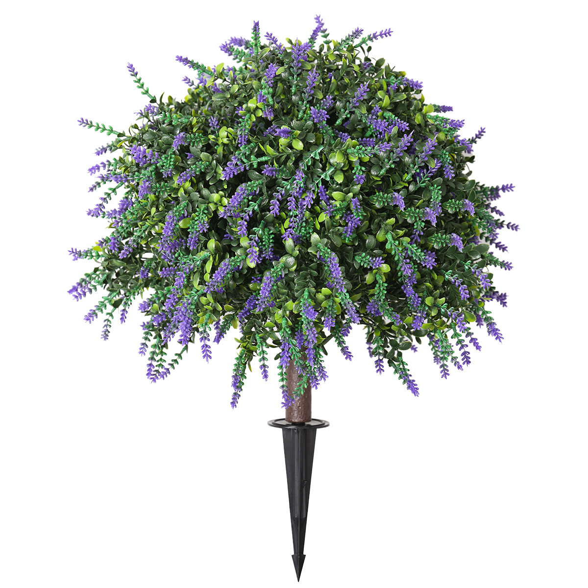 Amazon explosión imitación de plantación verde lavanda poplar inserción de madera esférica plantación verde decoración del hogar inserción de ciprés