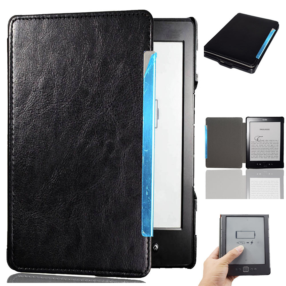 in stock for Amazon Kindle Leather Case Kindle4 Protective Case Kindle 5 Protective Case K45 Magnetic