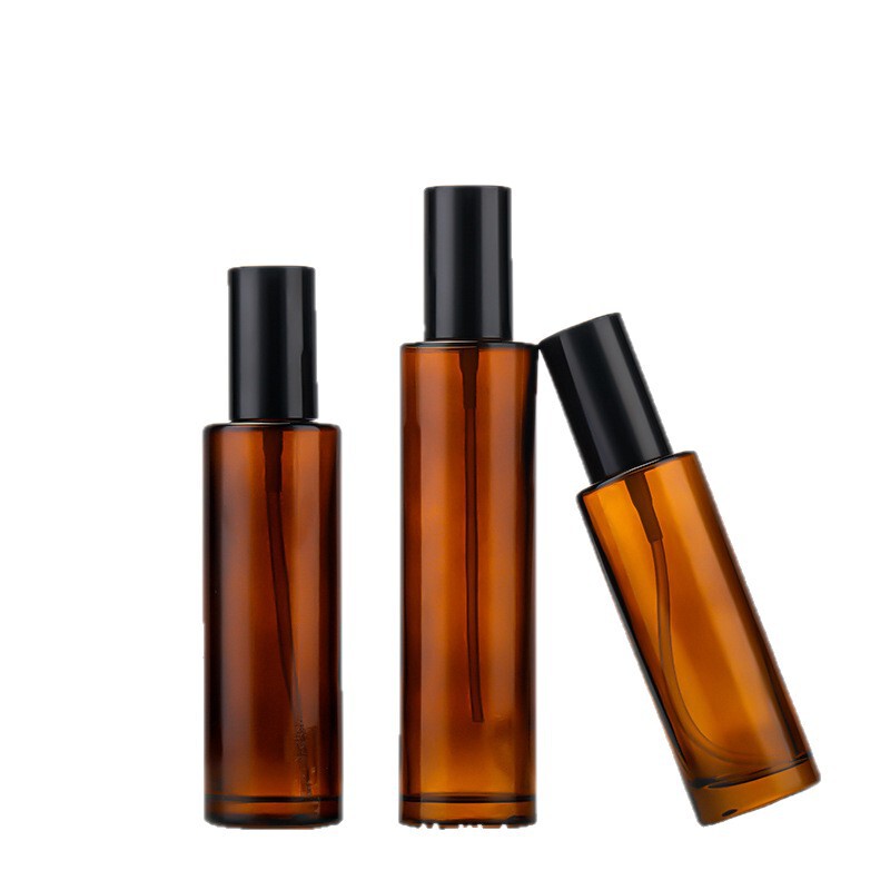 茶色の遮光ローションボトル 30ml50ml100ml 茶色のプレスエッセンスボトルトナースプレーボトル|undefined