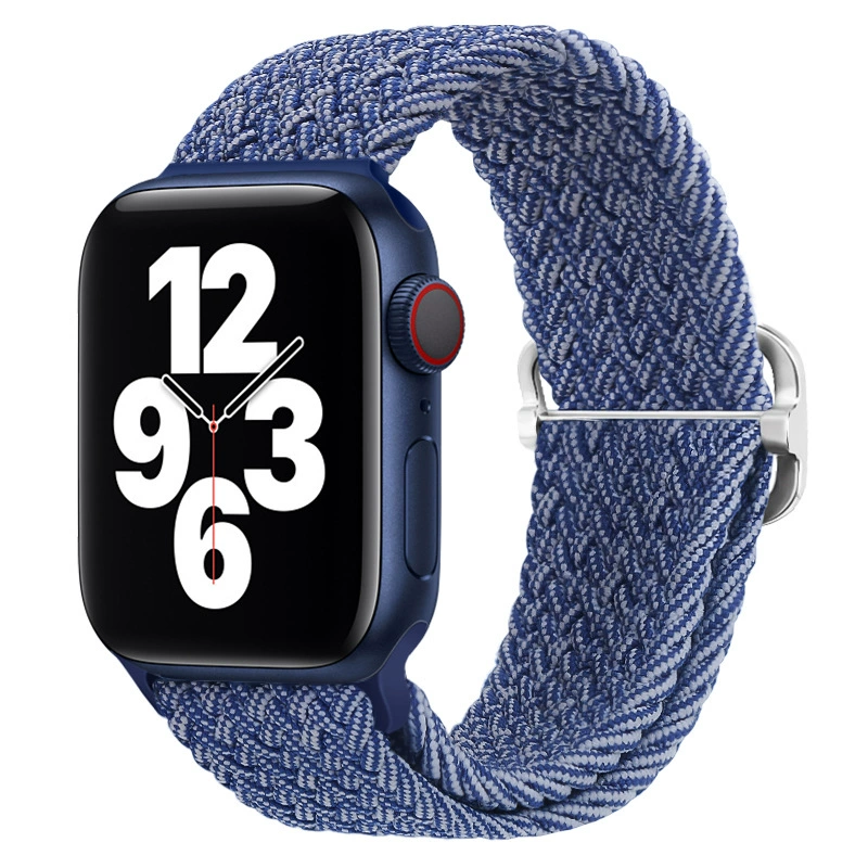 Смарт-ремешок Apple Watch подходит для Apple iWatch поколения 67891011 регулируемый нейлоновый переплетенный ремешок новый стиль