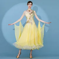 Богатые цветы на земле! Роскошная тяжелая и тяжелая серия High Cert Modern Dance Diamond Show S7083 Национальная танцевальная юбка