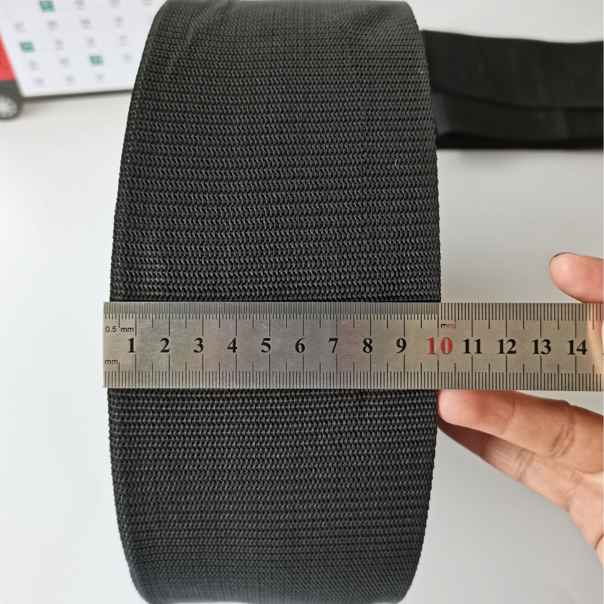 Empuje directo de fábrica 1,0 cm-10cm cinta de polipropileno negro engrosada cinta de cuentas cinta de pozo barato y fino
