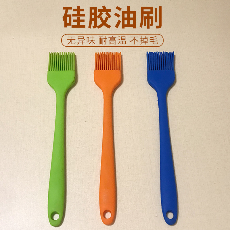 現物シリカゲルオイルブラシ卸売り一体焼きブラシケーキベーキングブラシキッチンツール調味料ブラシ高温|undefined