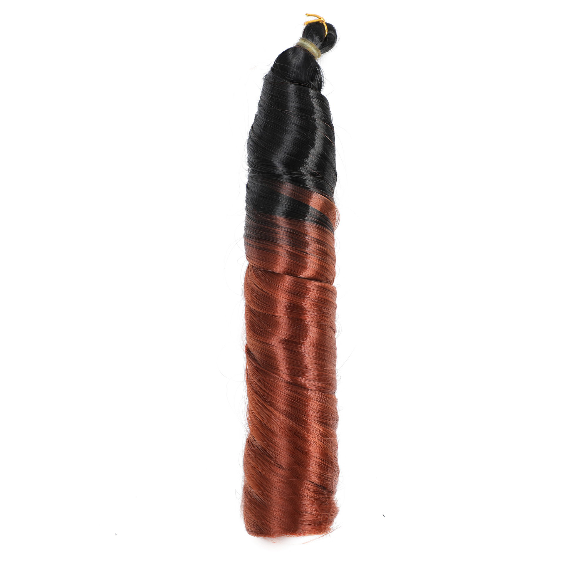28inch French Curl crochet pieza de pelo pelucita fibra química pelucita trenza trenza sucia pelo trenza