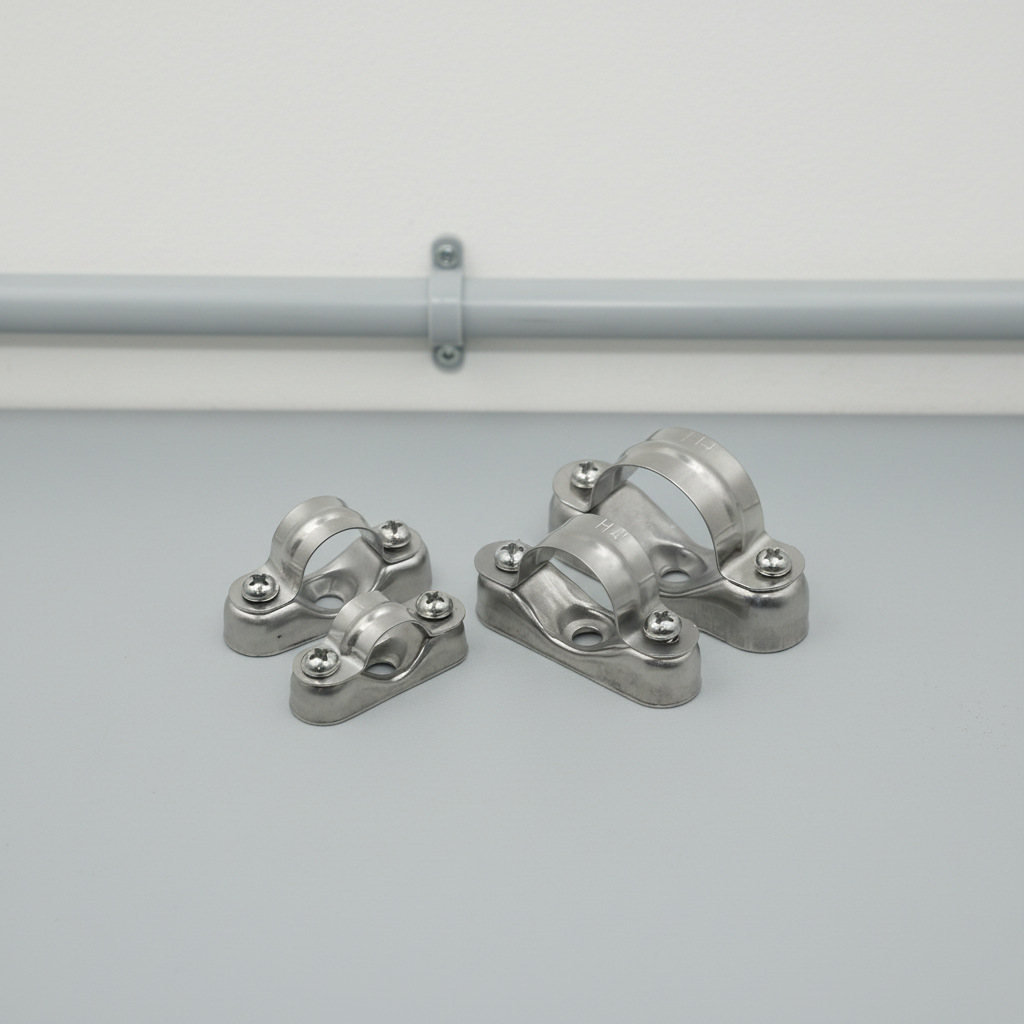 304/316 Stainless Steel Wall-Mounted Code元宝卡, Saddle Card, Pipe Clamp, Surface-Mounted Fixed Wall-Mounted Pipe