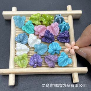 ��ɺ��13*13MM���wľ�޻� ��ɫؐ���ۉ�DIY�l������������l
