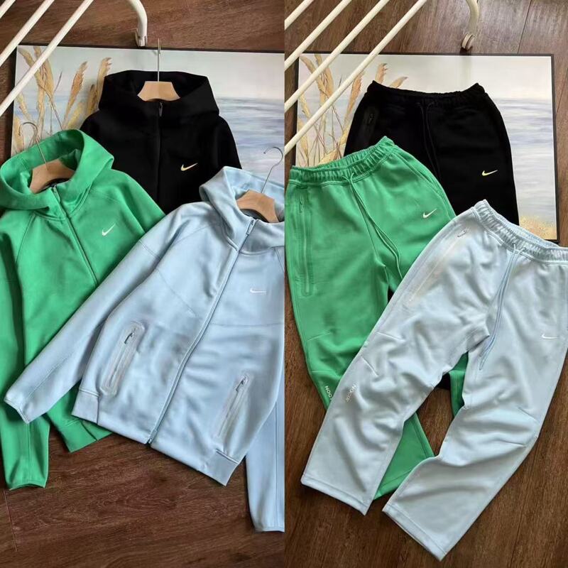 Cross-Border In-Stock Nocta Collaboration Printed Sports Casual Sweatshirt Cardigan Jacket and Pants Set for Couples Fd8454 Cross-Border In-Stock Nocta Collaboration Printed Sports Casual Sweatshirt Cardigan Jacket and Pants Set for Couples Fd8454