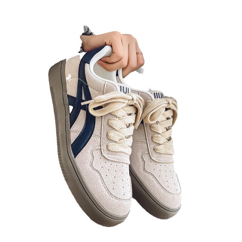 Zapatos de hombre de otoño versátiles retro americano skate casual nicho original juvenil deportivo zapatos de entrenamiento de alta altura