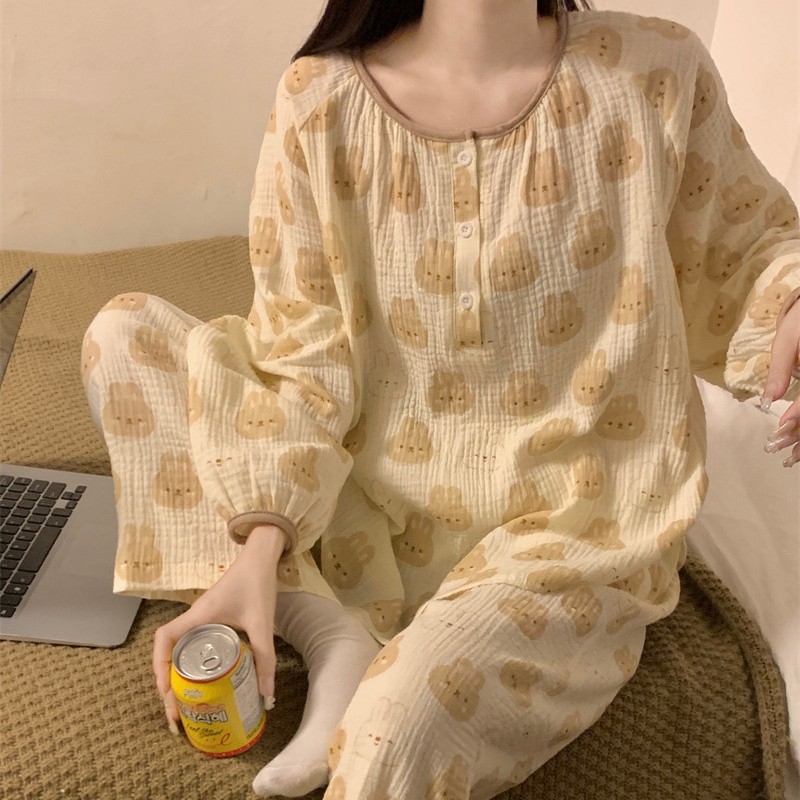 Brand comfortable breathable cotton cute cartoon long-sleeve