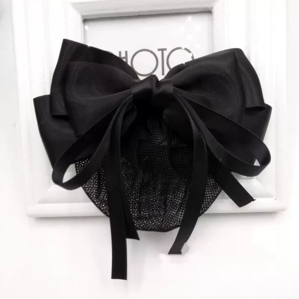 Elegant Bowknot Professional Nurse Hairpin, Bank Hotel Front Desk Attendant Work Hairnet Hair Accessory