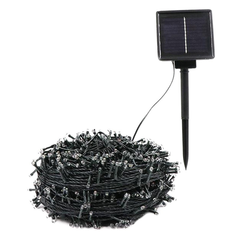 LED luz de la secuencia solar de fondo cielo estrellado al aire libre a prueba de agua Cadena de color de luz de ingeniería de Iluminación LED solar Luz DE LA Secuencia