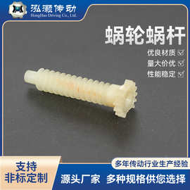 非标精密塑胶蜗轮蜗杆加工定制塑料蜗轮传动件模具开发蜗轮蜗杆