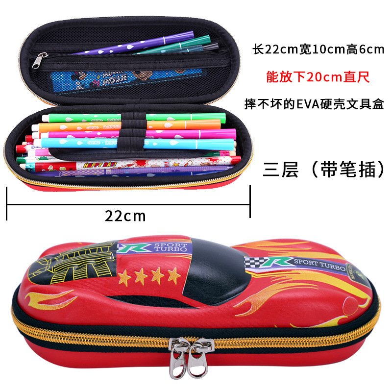 Bolsas de lápiz para niños bolsas de lápiz para niños bolsas de papelería para niñas bolsas de papelería para automóviles almacenar cremallera