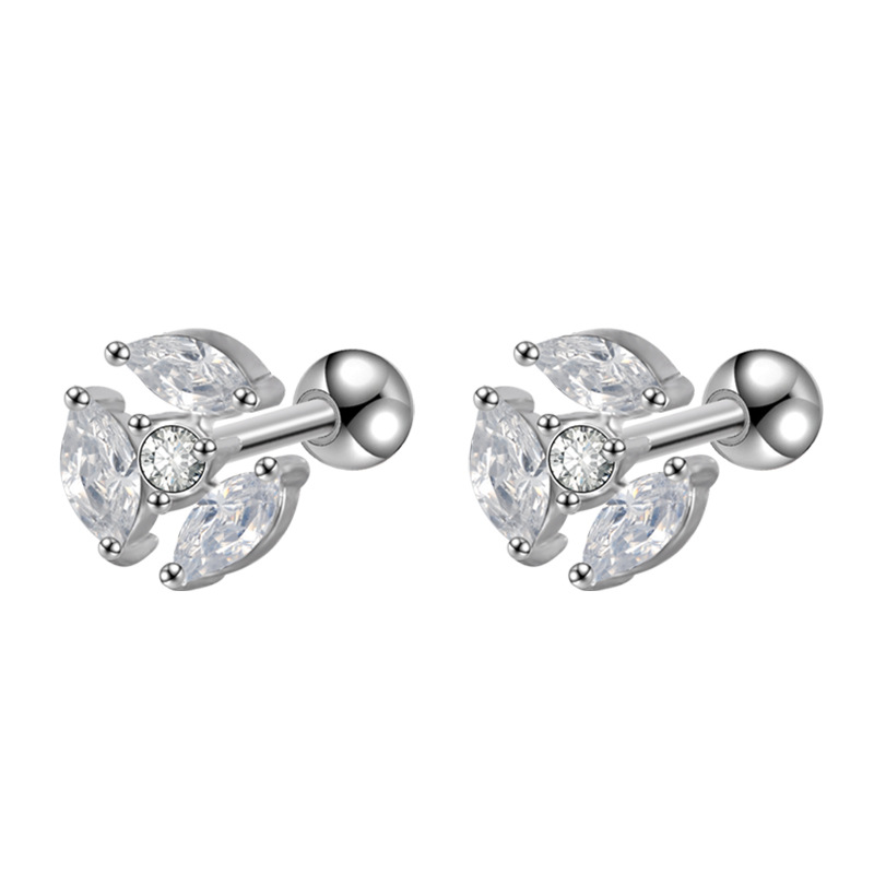 2022 New High-Grade Ear Bone Stud Micro-Set Earrings Ins Internet Celebrity Versatile Exquisite Earrings Wholesale detail image 14