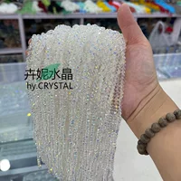 4 мм Кристалл плоские бусины хрустальные стеклянные бусины Кристалл DIY браслет ожерелье серьги аксессуары для волос аксессуары
