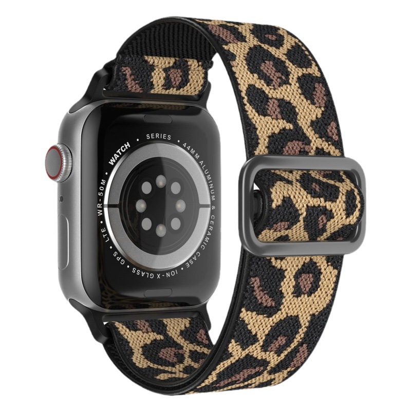 Suitable for Apple Woven Strap Apple Nylon Watch Strap iwatch Strap Ethnic Style Flat Buckle Line